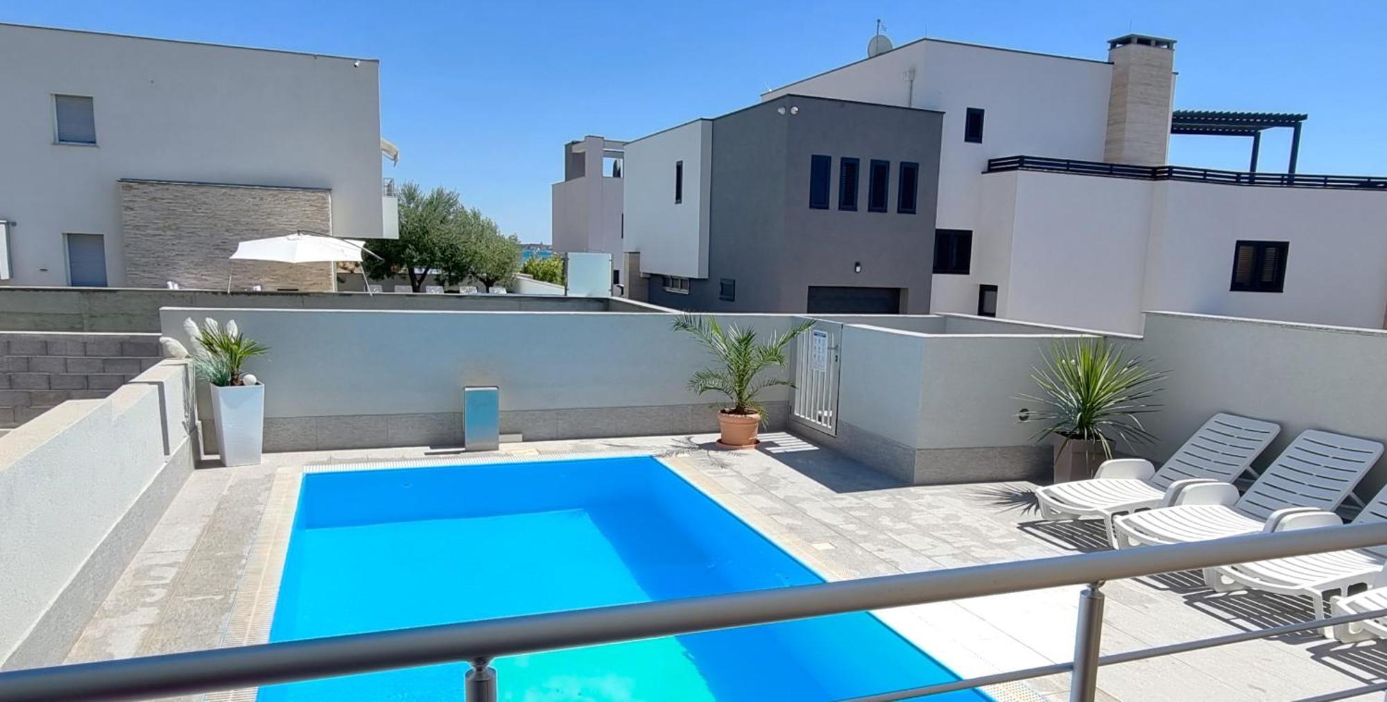 Apartments Le Mare - Pool, Sandstrand, Meerblick, W-Lan, Grill Privlaka  Kültér fotó
