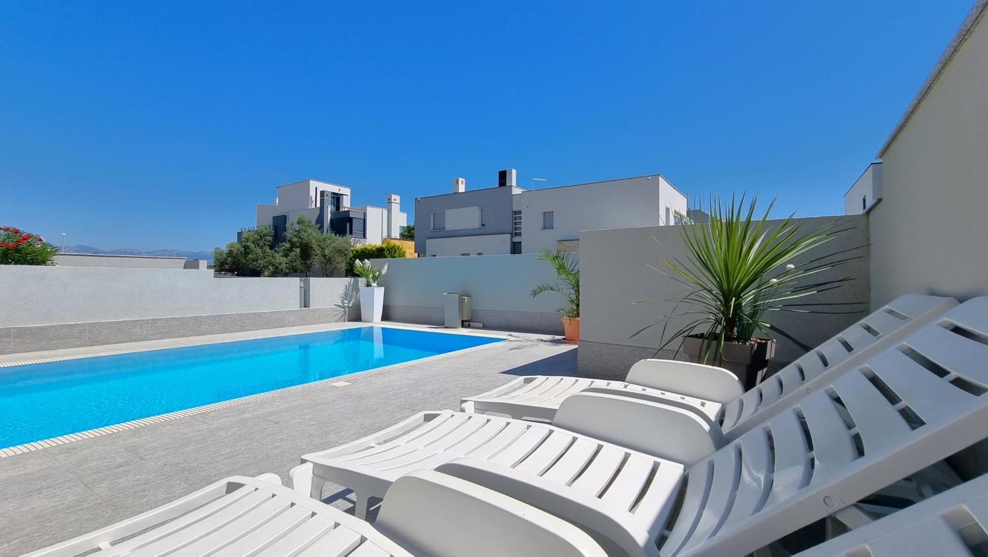 Apartments Le Mare - Pool, Sandstrand, Meerblick, W-Lan, Grill Privlaka  Kültér fotó