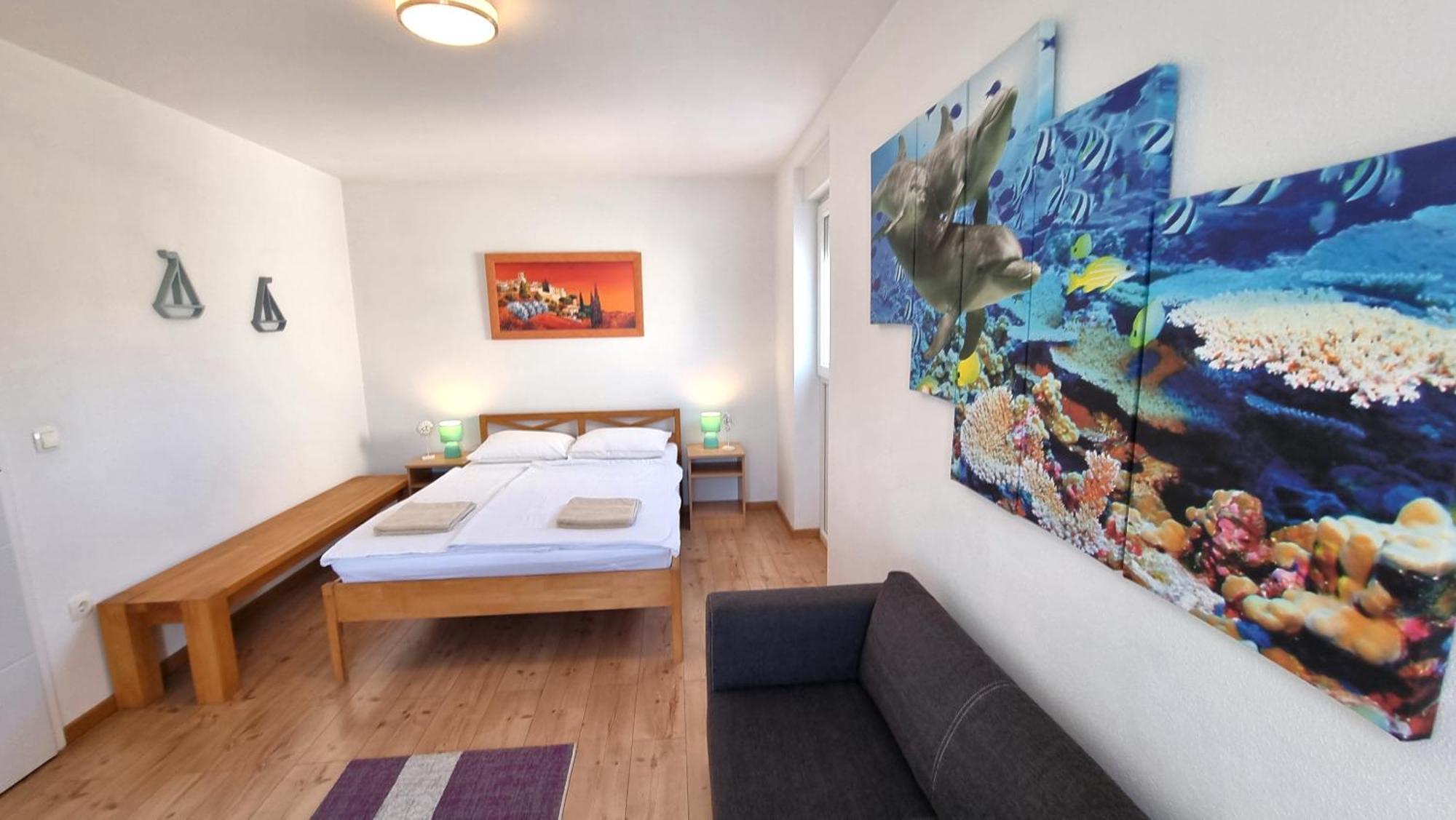 Apartments Le Mare - Pool, Sandstrand, Meerblick, W-Lan, Grill Privlaka  Kültér fotó