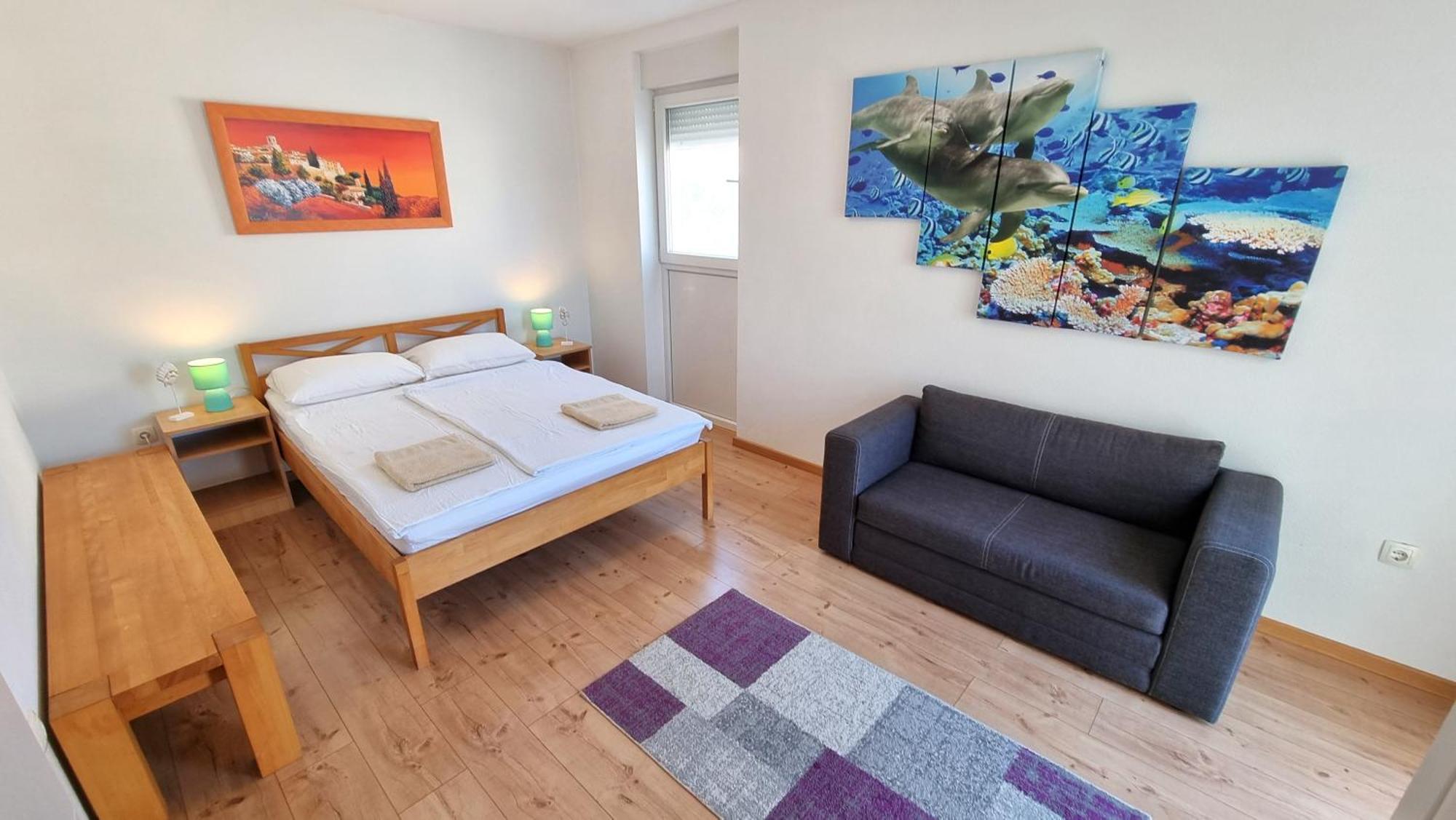 Apartments Le Mare - Pool, Sandstrand, Meerblick, W-Lan, Grill Privlaka  Kültér fotó